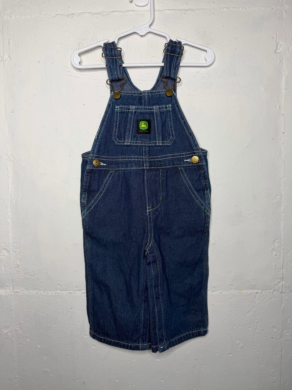 John Deere 12 Month Overalls Denim Boys